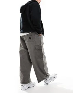 Pull&Bear Super Baggy Trouser In Grey For Men -Pull&Bear Sales 207443987 3