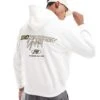 Pull&Bear STWD Printed Hoodie In White For Men -Pull&Bear Sales 207480217 1 white