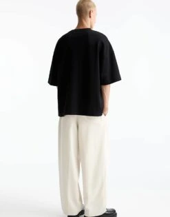Pull&Bear Premium Boxy T-shirt In Black For Men -Pull&Bear Sales 207510613 4