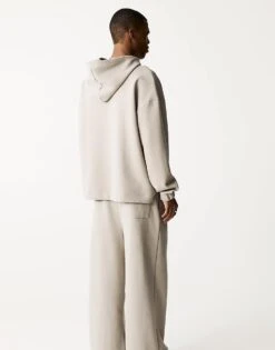 Pull&Bear Wide Leg Tailored Trousers In Ecru For Men Neutral -Pull&Bear Sales 207510641 4