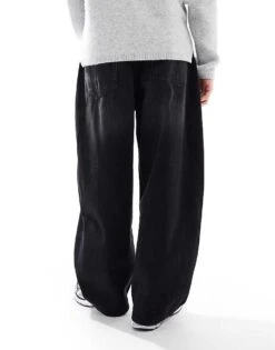 Pull&Bear Super Baggy Fit Jean In Black For Men -Pull&Bear Sales 207510690 3