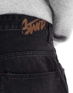 Pull&Bear Super Baggy Fit Jean In Black For Men -Pull&Bear Sales 207510690 4