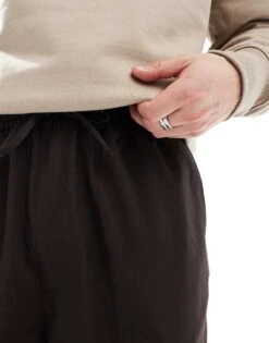 Pull&Bear Smart Jogger In Brown For Men -Pull&Bear Sales 207510758 3