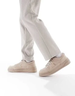 Pull&Bear Chunky Trainer In Beige For Men Natural