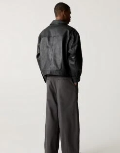 Pull&Bear Wide Leg Chino Trouser In Grey For Men -Pull&Bear Sales 207530031 4