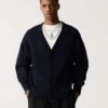 Pull&Bear Cardigan In Navy For Men -Pull&Bear Sales 207531658 1 navy