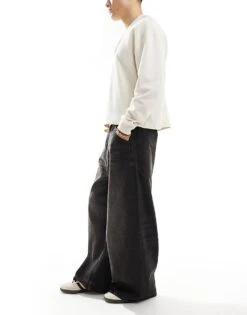Pull&Bear Mega Baggy Jeans In Black For Men 10 Pull&Bear Mega Baggy Jeans In Black For Men -Pull&Bear Sales 207531662 3