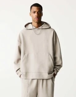 Pull&Bear Premium Hoodie In Grey For Men -Pull&Bear Sales 207539264 1 grey 1