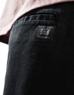 Pull&Bear Loose Fit Casual Trousers In Black For Men -Pull&Bear Sales 207550027 5