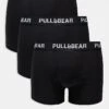 Pull&Bear 3 Pack Boxers Contrast Waistband In Black And White For Men -Pull&Bear Sales 207550055 1 black