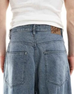 Pull&Bear Super Baggy Double Knee Jeans In Dark Blue For Men 11 Pull&Bear Super Baggy Double Knee Jeans In Dark Blue For Men -Pull&Bear Sales 207550082 4