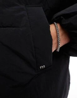 Pull&Bear Puffer Jacket In Black For Men -Pull&Bear Sales 207559778 3