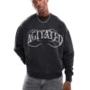 Pull&Bear Gothic Printed Sweatshirt In Washed Charcoal For Men Grey -Pull&Bear Sales 207559908 1 grey