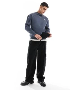 Pull&Bear STWD Sweatshirt In Blue For Men -Pull&Bear Sales 207631038 3