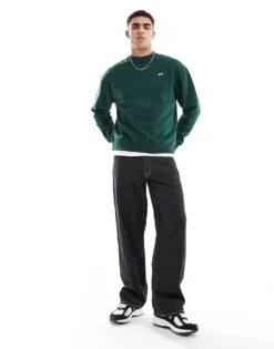 Pull&Bear STWD Sweatshirt In Bottle Green For Men -Pull&Bear Sales 207631160 3