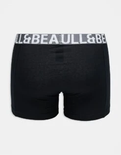 Pull&Bear 3 Pack Boxers With Contrast Coloured Waistband In Black, Blue And Grey For Men Multi -Pull&Bear Sales 207782048 3