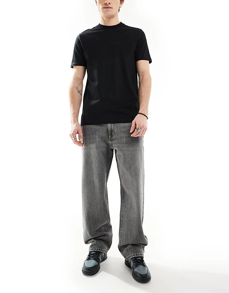 Pull&Bear Loose Fit Jean In Grey For Men 8 Pull&Bear Loose Fit Jean In Grey For Men - Image 6