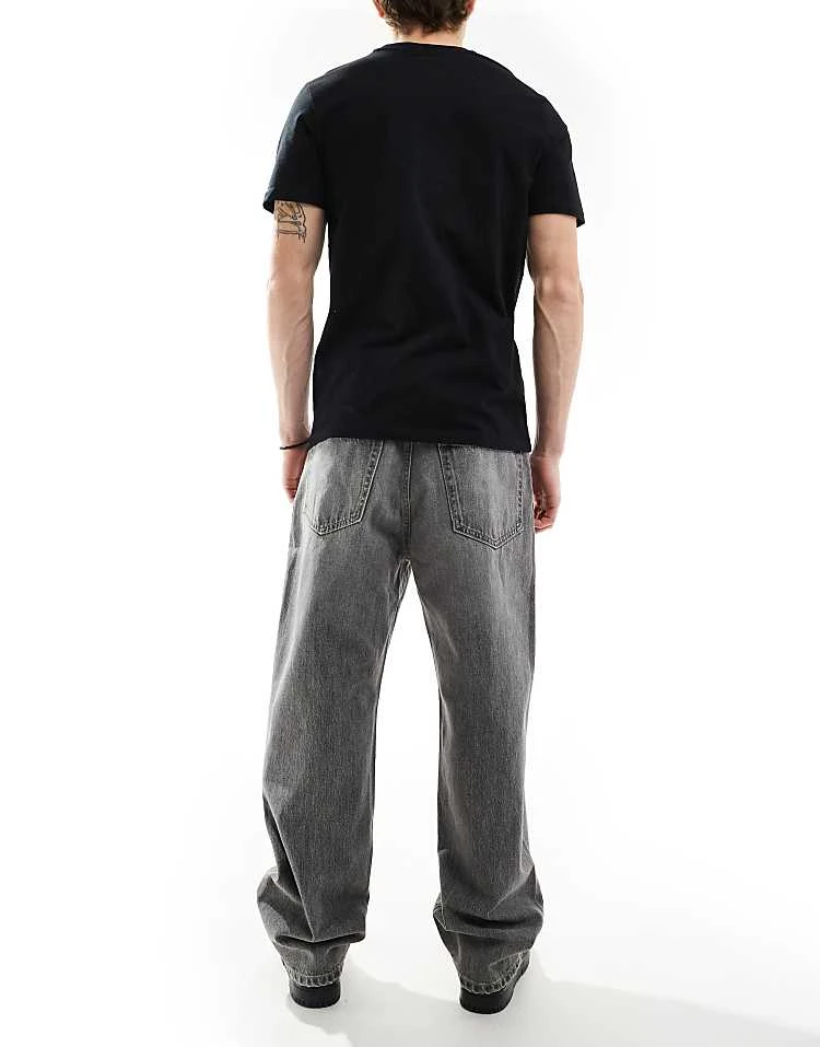 Pull&Bear Loose Fit Jean In Grey For Men 5 Pull&Bear Loose Fit Jean In Grey For Men - Image 3