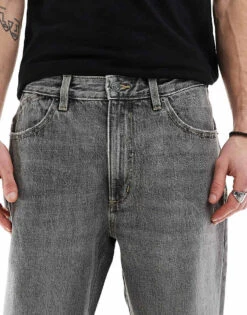 Pull&Bear Loose Fit Jean In Grey For Men 12 Pull&Bear Loose Fit Jean In Grey For Men -Pull&Bear Sales 208034548 5