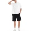 Pull&Bear STWD Jersey Shorts In Black For Men 2 Pull&Bear STWD Jersey Shorts In Black For Men -Pull&Bear Sales 208055706 1 black