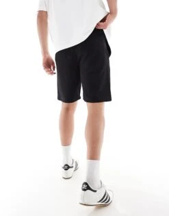 Pull&Bear STWD Jersey Shorts In Black For Men -Pull&Bear Sales 208055706 3