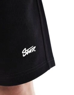 Pull&Bear STWD Jersey Shorts In Black For Men -Pull&Bear Sales 208055706 4