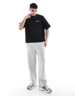 Pull&Bear Boxy Stone Graphic T-shirt In Black For Men -Pull&Bear Sales 208086379 3