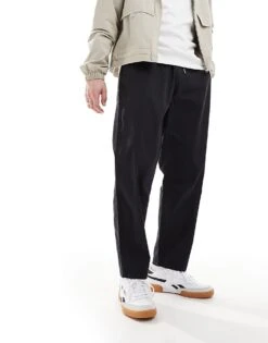 Pull&Bear Straight Leg Trousers In Black For Men -Pull&Bear Sales 208086408 1 black 1