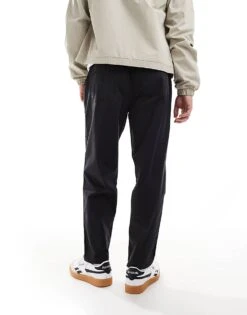 Pull&Bear Straight Leg Trousers In Black For Men -Pull&Bear Sales 208086408 3