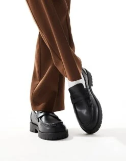 Pull&Bear Loafer In Black For Men