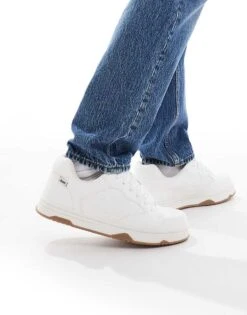 Pull&Bear Retro Trainer In White For Men -Pull&Bear Sales 208108951 4