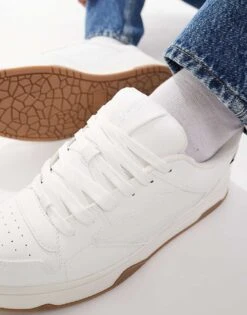 Pull&Bear Retro Trainer In White For Men -Pull&Bear Sales 208108951 5