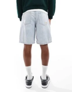 Pull&Bear Baggy Fit Denim Short In Light Blue For Men 11 Pull&Bear Baggy Fit Denim Short In Light Blue For Men -Pull&Bear Sales 208210001 4