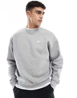 Pull&Bear STWD Sweatshirt In Grey For Men -Pull&Bear Sales 208268764 1 grey 1