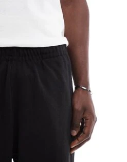 Pull&Bear Baggy Jogger In Black For Men -Pull&Bear Sales 208313465 5