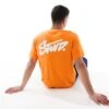 Pull&Bear STWD T-shirt In Orange For Men